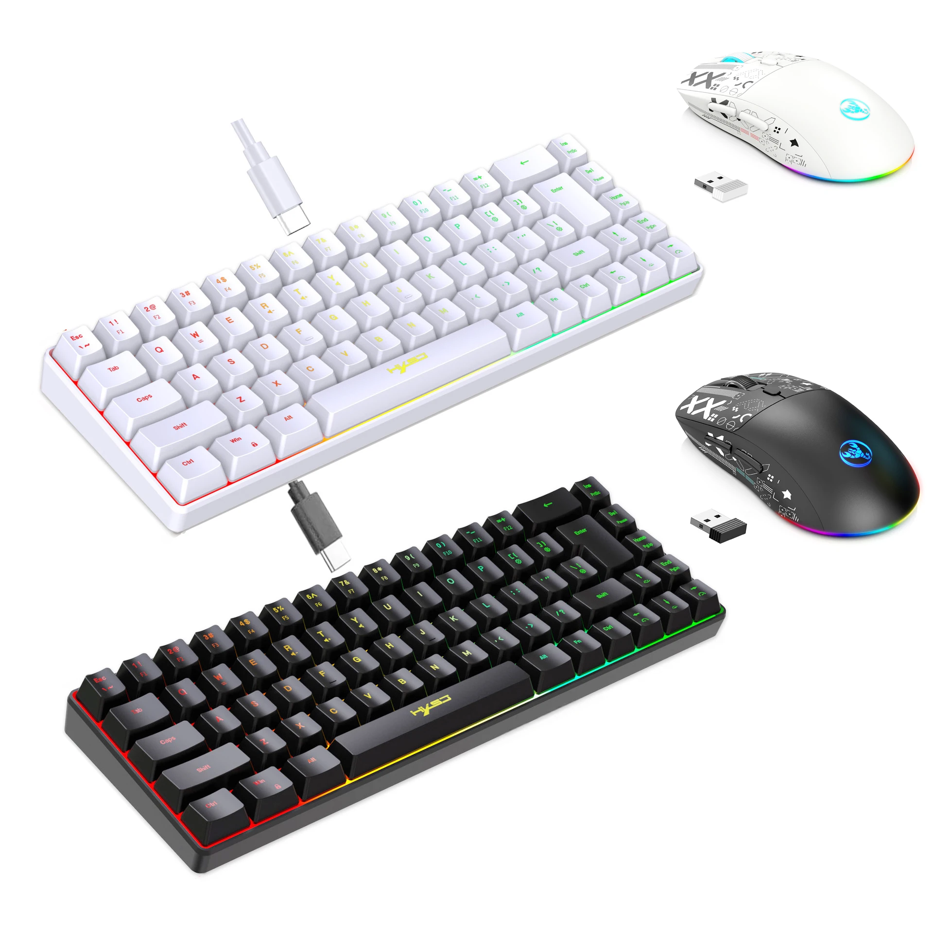 Gaming Keyboard And Mouse Combo - Kit Teclado e Mouse Gamer com