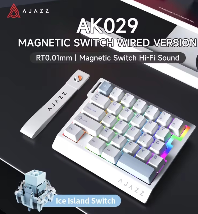 Gaming Keyboard Mini Mechanical - Teclado Gamer Mecânico Mini AK029 com