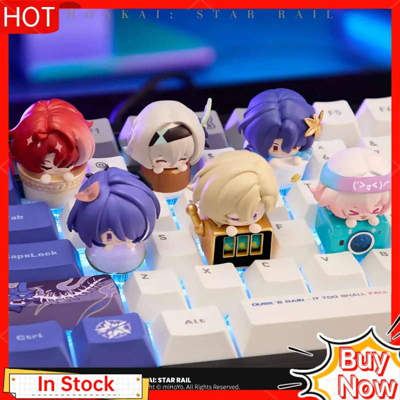 Gaming Keyboard Mechanical - Mihoyo honkai star rail anime figura
