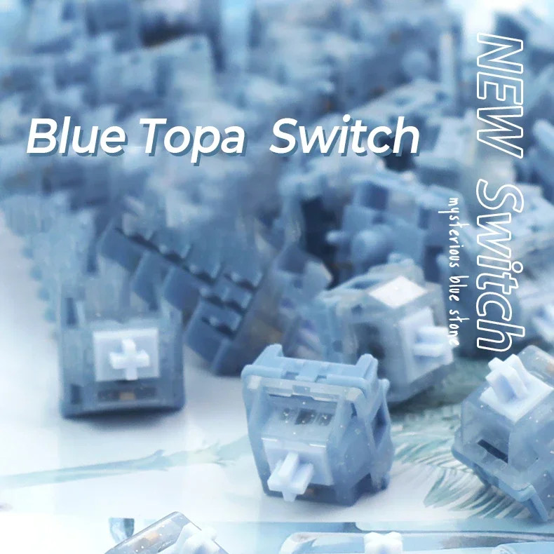 Keyboard Gaming Blue Switch - Hmx azul toopa interruptor linear 32g