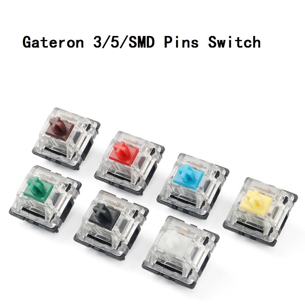 Keyboard Gaming Blue Switch - Gateron interruptor de teclado mecânico, 10