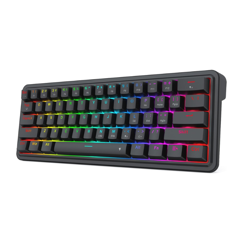 Gaming Keyboard No Noise - Redragon K722 60% Junta Com Fio