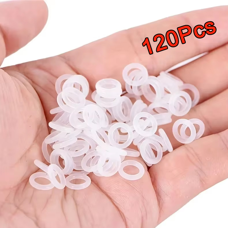 Keycap Puller Ring - 120 Peças de Anéis de Vedação
