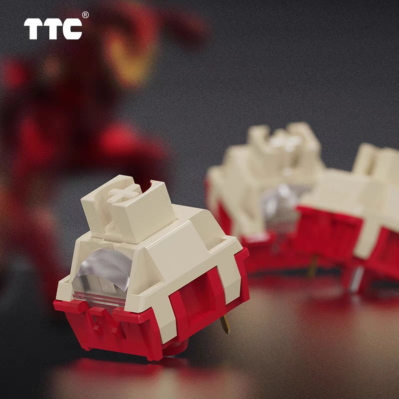 Gaming Keyboard No Noise - TTC-Iron Switch para teclado mecânico, interruptores