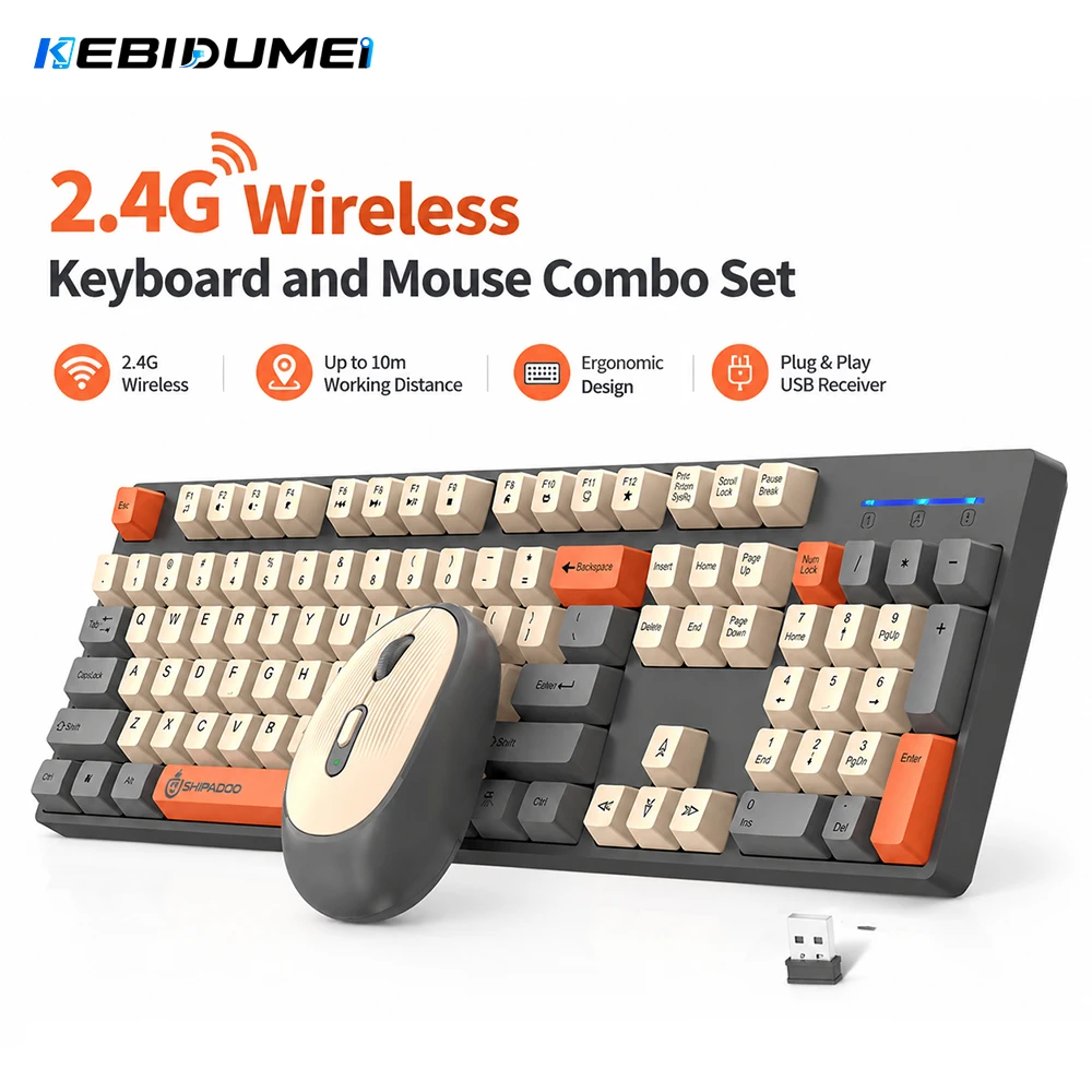 Gaming Keyboard And Mouse Combo - Conjunto de teclado e mouse sem