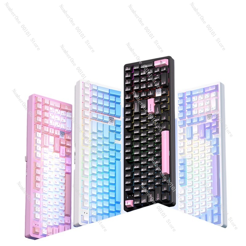 Gaming Keyboard Mechanical - Teclado mecânico de liga de alumínio,