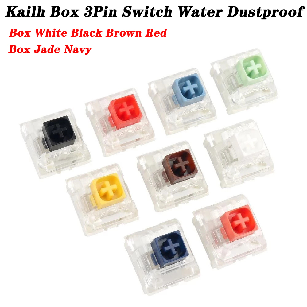 Keyboard Gaming Blue Switch - Kailh BOX Mx Switches Branco Vermelho
