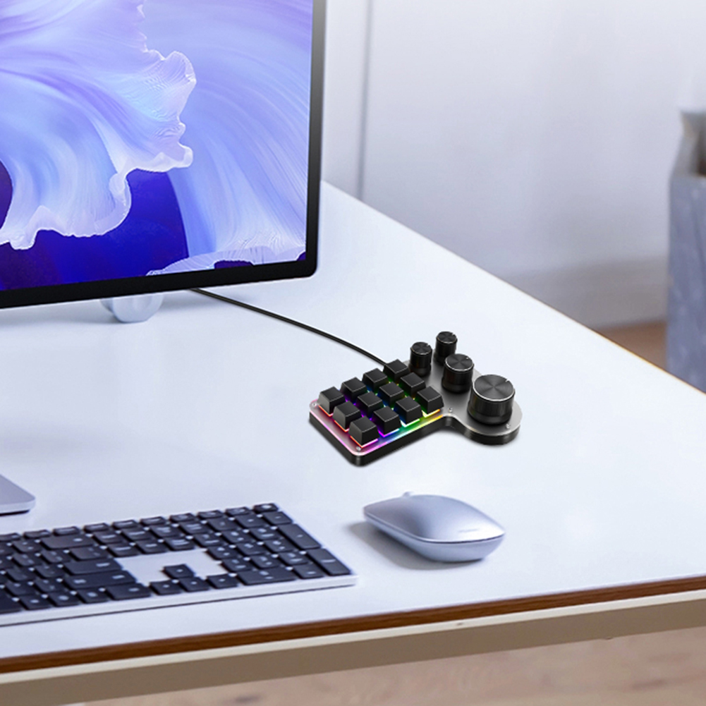 Teclado Mecânico Macropad RGB  - Gaming Keyboard Mechanical avaliação e preço