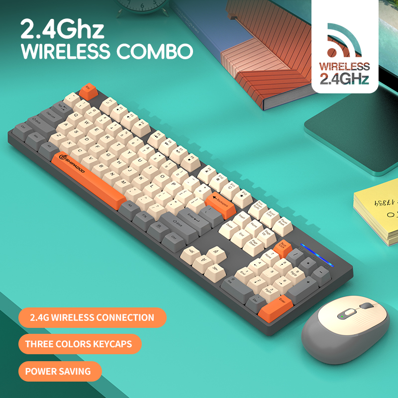 Combo de Teclado e Mouse Sem F - Gaming Keyboard Mouse Wireless avaliação e preço