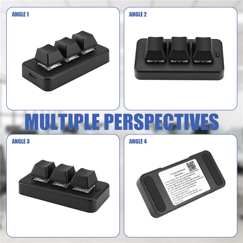 Mini teclado macro programável - Gaming Keyboard Mechanical avaliação e preço