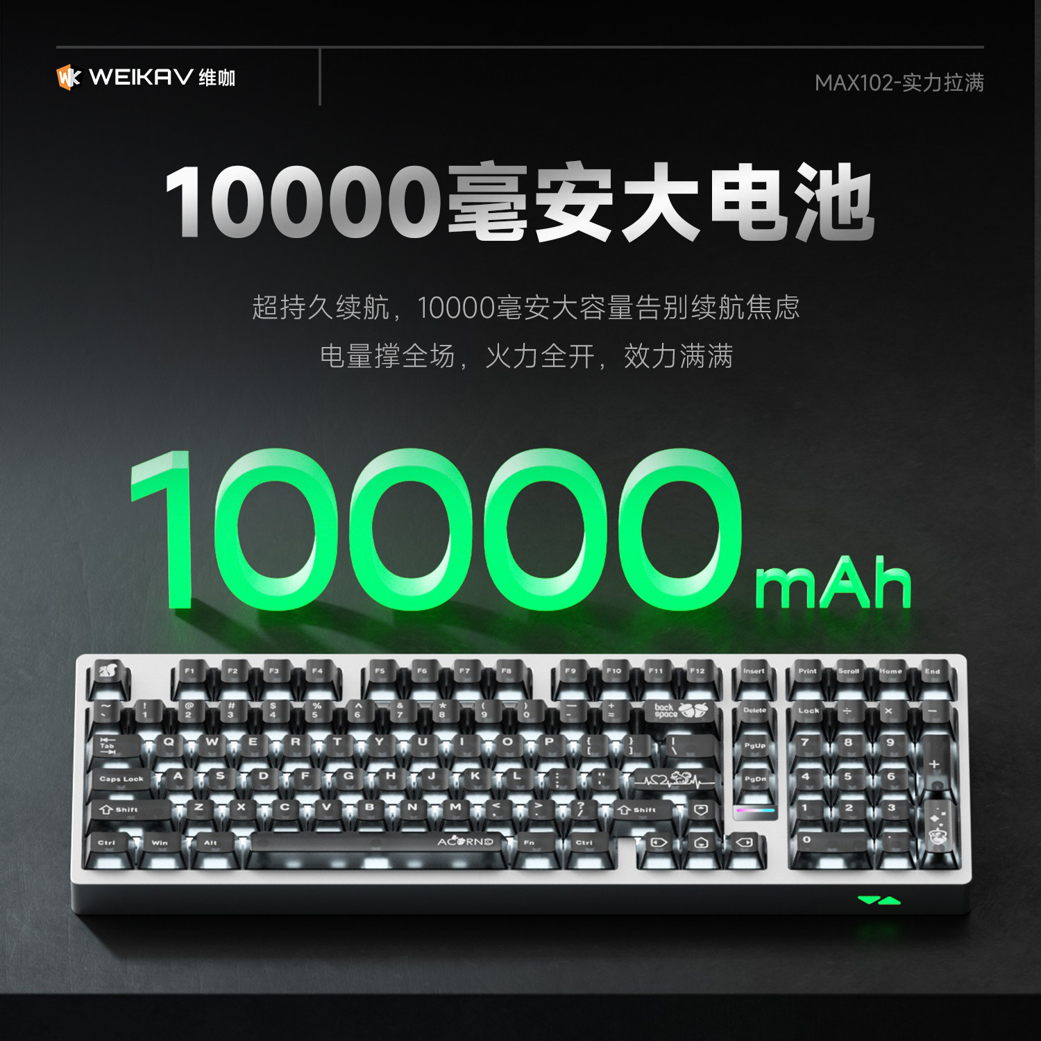 Teclado Mecânico Sem Fio Weika - Gaming Keyboard Mechanical avaliação e preço