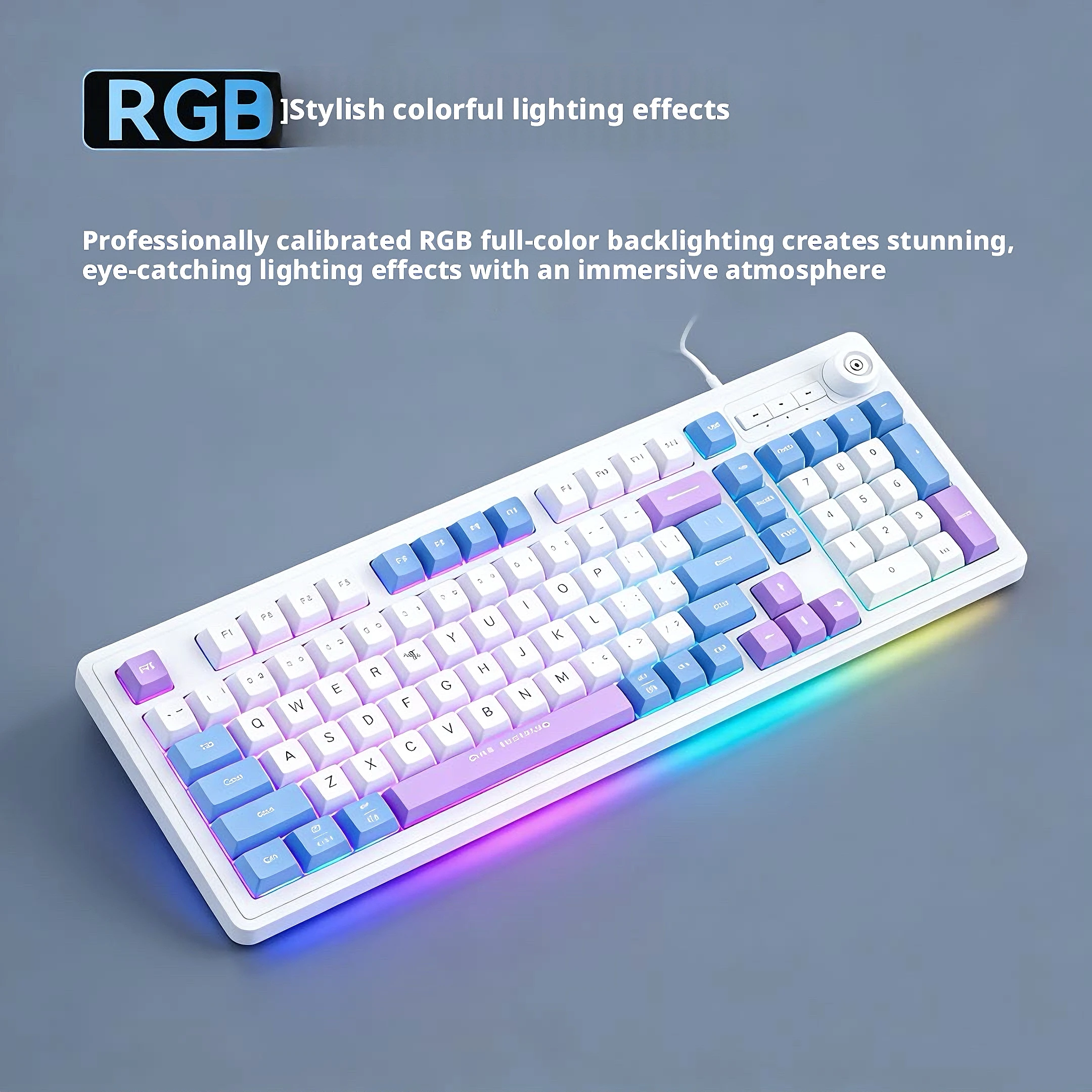Teclado com Fio de 98 Teclas R - Gaming Keyboard No Noise avaliação e preço