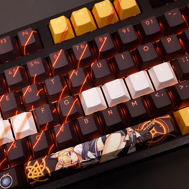 108 teclas/conjunto arquivo az - Gaming Keyboard Blue avaliação e preço