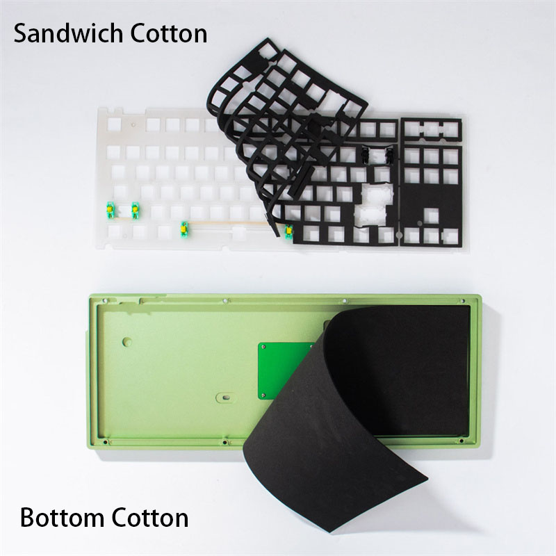 Teclado mecânico sanduíche fun - Gaming Keyboard No Noise avaliação e preço