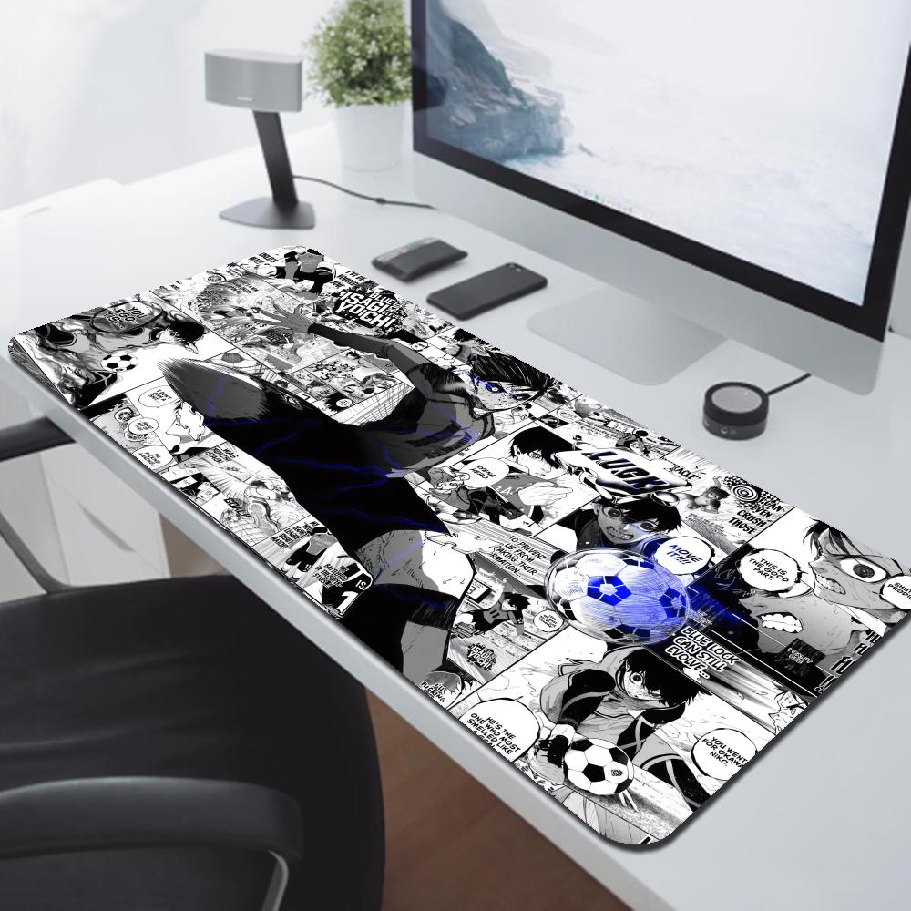 Preto e branco anime mouse pad - Gaming Keyboard Blue avaliação e preço