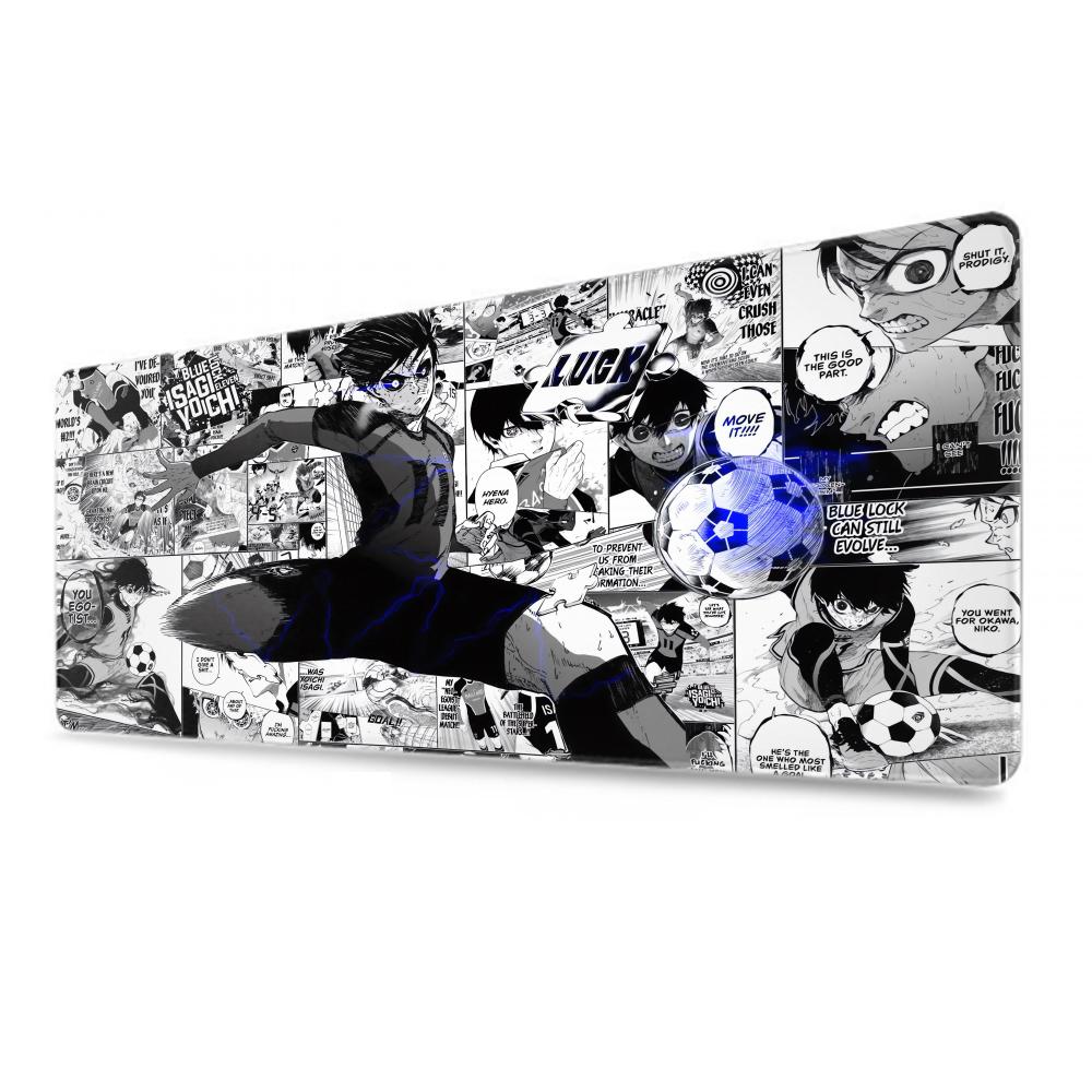 Preto e branco anime mouse pad - Gaming Keyboard Blue avaliação e preço