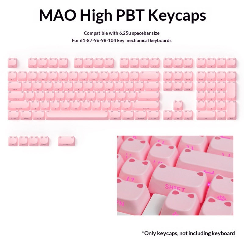 113 Teclas MAO com Orelhas de  - Gaming Keyboard Mechanical avaliação e preço