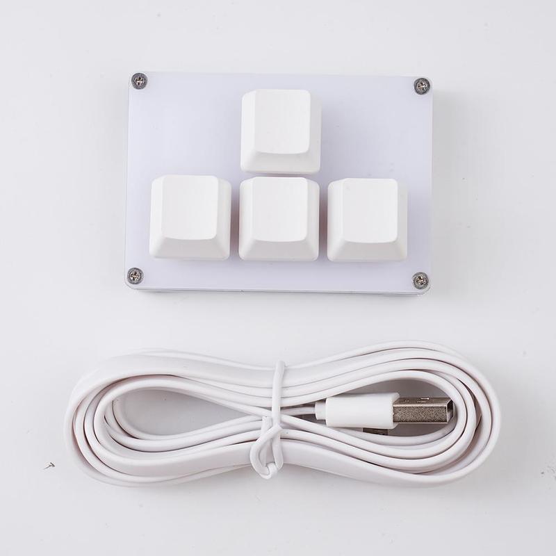 4 teclas mini teclado direção  - Gaming Keyboard Mini Mechanical avaliação e preço