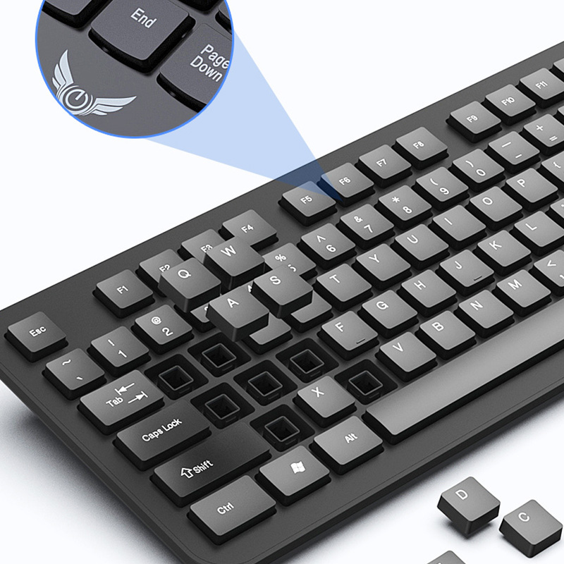 Conjunto de teclado e mouse se - Gaming Keyboard Mouse Wireless avaliação e preço