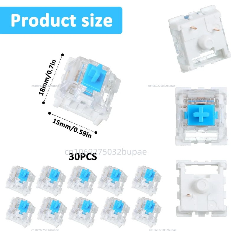 Interruptores de Teclado Mecân - Keyboard Gaming Blue Switch avaliação e preço