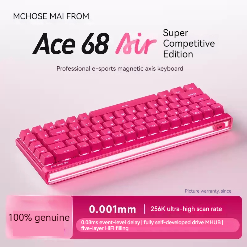 Teclado mecânico de eixo magné - Gaming Keyboard Mechanical avaliação e preço